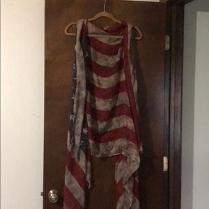 American flag cardigan